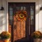 22" Berry Branches Fall Wreath with Colorful Leaves, Red Autumn Artificial Berries Wreath(Red, Yellow, Orange, Dark)13"D x 13"W x 3"H